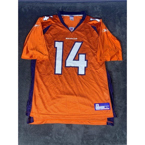 Reebok Other - Brian GRIESE #14 Denver Broncos NFL ON FIELD REEBOK Jersey Large Orange
